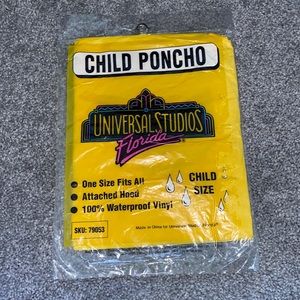 Vintage Universal Studios Florida Child’s Poncho